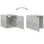 Engineered wood gray concrete wall cabinet 40x42.5x40 cm by , Sideboards - Ref: Foro24-846099, Price: 34,85 €, Discount: %