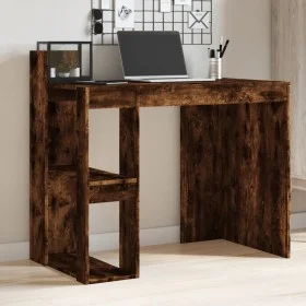 Ingenieurholz-Schreibtisch in geräucherter Eiche, 103,5x56,5x94 cm. von , Schreibtische - Ref: Foro24-847979, Preis: 90,39 €,...