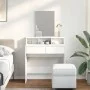 Dresser with white mirror 80x41x144.5 cm by , Bedroom Dressers - Ref: Foro24-848171, Price: 95,17 €, Discount: %
