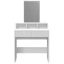 Dresser with white mirror 80x41x144.5 cm by , Bedroom Dressers - Ref: Foro24-848171, Price: 95,17 €, Discount: %