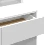 Dresser with white mirror 80x41x144.5 cm by , Bedroom Dressers - Ref: Foro24-848171, Price: 95,17 €, Discount: %
