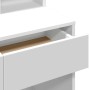 Frisiertisch mit weißem Spiegel 80x41x144,5 cm von , Schlafzimmerkommoden - Ref: Foro24-848171, Preis: 96,96 €, Rabatt: %