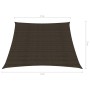 Segelmarkise HDPE braun 160 g/m² 3/4x2 m von vidaXL, Sonnenschirme - Ref: Foro24-311818, Preis: 19,49 €, Rabatt: %