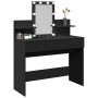 Tocador con luces LED negro 100x40x130 cm de , Tocadores para dormitorios - Ref: Foro24-848200, Precio: 171,03 €, Descuento: %