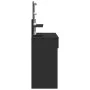 Black vanity with LED lights 100x40x130 cm by , Bedroom Dressers - Ref: Foro24-848200, Price: 156,68 €, Discount: %