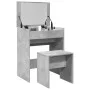 Frisiertisch mit grauem Betonhocker 60x40x113,5 cm von , Schlafzimmerkommoden - Ref: Foro24-848216, Preis: 98,32 €, Rabatt: %