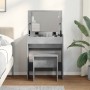 Tocador con taburete gris hormigón 60x40x113,5 cm de , Tocadores para dormitorios - Ref: Foro24-848216, Precio: 100,04 €, Des...