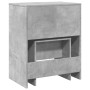 Tocador con taburete gris hormigón 60x40x113,5 cm de , Tocadores para dormitorios - Ref: Foro24-848216, Precio: 100,04 €, Des...