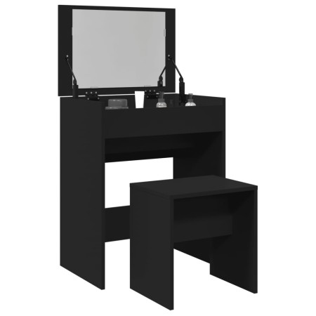 Dresser with black stool 60x40x113.5 cm by , Bedroom Dressers - Ref: Foro24-848214, Price: 106,19 €, Discount: %