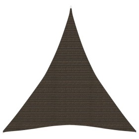 Sail awning HDPE brown 160 g/m² 3x4x4 m by vidaXL, Umbrellas - Ref: Foro24-311805, Price: 36,71 €, Discount: %