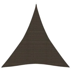 Sail awning HDPE brown 160 g/m² 3x4x4 m by vidaXL, Umbrellas - Ref: Foro24-311805, Price: 36,03 €, Discount: %