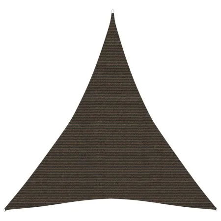 Toldo de vela HDPE marrón 160 g/m² 3x4x4 m de vidaXL, Sombrillas - Ref: Foro24-311805, Precio: 36,00 €, Descuento: %