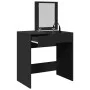 Dresser with black mirror 73x46.5x120 cm by , Bedroom Dressers - Ref: Foro24-848221, Price: 92,37 €, Discount: %