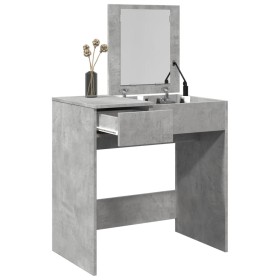 Dresser with concrete gray mirror 73x46.5x120 cm by , Bedroom Dressers - Ref: Foro24-848223, Price: 83,54 €, Discount: %