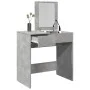 Dresser with concrete gray mirror 73x46.5x120 cm by , Bedroom Dressers - Ref: Foro24-848223, Price: 82,24 €, Discount: %