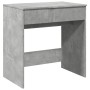 Frisiertisch mit grauem Betonspiegel 73x46,5x120 cm von , Schlafzimmerkommoden - Ref: Foro24-848223, Preis: 83,43 €, Rabatt: %