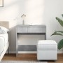 Frisiertisch mit grauem Betonspiegel 73x46,5x120 cm von , Schlafzimmerkommoden - Ref: Foro24-848223, Preis: 83,43 €, Rabatt: %
