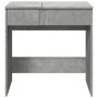 Frisiertisch mit grauem Betonspiegel 73x46,5x120 cm von , Schlafzimmerkommoden - Ref: Foro24-848223, Preis: 83,43 €, Rabatt: %