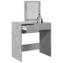 Dresser with concrete gray mirror 73x46.5x120 cm by , Bedroom Dressers - Ref: Foro24-848223, Price: 82,24 €, Discount: %