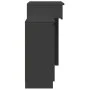 Tocador con luces LED negro 115x37x110,5 cm de , Tocadores para dormitorios - Ref: Foro24-848228, Precio: 132,87 €, Descuento: %