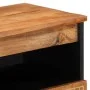 Solid mango wood auxiliary cabinet 60x33x75 cm by , CD and DVD storage - Ref: Foro24-358309, Price: 84,85 €, Discount: %