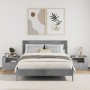 Wall-mounted bedside table set, 2 units, concrete gray color, 45x30x35 cm by , Nightstands - Ref: Foro24-848318, Price: 68,49...