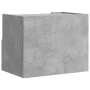 Wall-mounted bedside table set, 2 units, concrete gray color, 45x30x35 cm by , Nightstands - Ref: Foro24-848318, Price: 72,25...