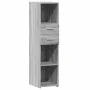 Tall Sonoma Gray Engineered Wood Sideboard 30x42.5x124 cm by , Sideboards - Ref: Foro24-846157, Price: 64,82 €, Discount: %