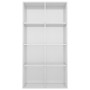 Regal/Sideboard weiß glänzend Furnier 66x30x130 cm von vidaXL, Bücherregale und Regale - Ref: Foro24-800159, Preis: 88,95 €, ...