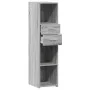 Tall Sonoma Gray Engineered Wood Sideboard 30x42.5x124 cm by , Sideboards - Ref: Foro24-846157, Price: 64,82 €, Discount: %