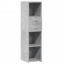 Tall engineered wood sideboard in gray concrete 30x42.5x124 cm by , Sideboards - Ref: Foro24-846155, Price: 69,09 €, Discount: %