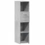 Tall engineered wood sideboard in gray concrete 30x42.5x124 cm by , Sideboards - Ref: Foro24-846155, Price: 68,16 €, Discount: %