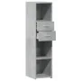 Tall engineered wood sideboard in gray concrete 30x42.5x124 cm by , Sideboards - Ref: Foro24-846155, Price: 68,16 €, Discount: %