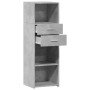 Aparador alto madera de ingeniería gris hormigón 40x42,5x124 cm de , Aparadores - Ref: Foro24-846162, Precio: 74,74 €, Descue...