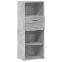 Tall engineered wood sideboard in gray concrete 45x42.5x124 cm by , Sideboards - Ref: Foro24-846169, Price: 70,85 €, Discount: %