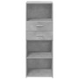 Tall engineered wood sideboard in gray concrete 45x42.5x124 cm by , Sideboards - Ref: Foro24-846169, Price: 71,69 €, Discount: %