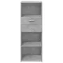 Tall engineered wood sideboard in gray concrete 45x42.5x124 cm by , Sideboards - Ref: Foro24-846169, Price: 70,85 €, Discount: %