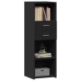 Hoher schwarzer Schrank aus Holzwerkstoff 40x42,5x124 cm. von , Sideboards - Ref: Foro24-846160, Preis: 68,75 €, Rabatt: %