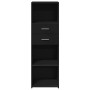 Hoher schwarzer Schrank aus Holzwerkstoff 40x42,5x124 cm. von , Sideboards - Ref: Foro24-846160, Preis: 68,75 €, Rabatt: %