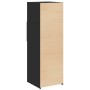 Hoher schwarzer Schrank aus Holzwerkstoff 40x42,5x124 cm. von , Sideboards - Ref: Foro24-846160, Preis: 68,75 €, Rabatt: %