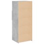 Hoher Schrank aus grauem Beton-Ingenieurholz, 50x42,5x124 cm. von , Sideboards - Ref: Foro24-846176, Preis: 76,76 €, Rabatt: %
