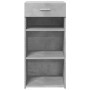 Aparador madera de ingeniería gris hormigón 45x42,5x93 cm de , Aparadores - Ref: Foro24-846323, Precio: 56,79 €, Descuento: %
