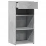 Engineered wood sideboard in concrete gray, 45x42.5x93 cm by , Sideboards - Ref: Foro24-846323, Price: 56,08 €, Discount: %