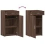 Ingenieurholz-Sideboard in Eichenbraun 50x42,5x93 cm von , Sideboards - Ref: Foro24-846298, Preis: 83,32 €, Rabatt: %