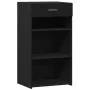 Engineered wood black sideboard 50x42.5x93 cm by , Sideboards - Ref: Foro24-846328, Price: 70,86 €, Discount: %