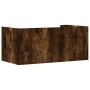 Estante pared madera ingeniería roble ahumado 70,5x35x30,5 cm de , Estantes y estanterías - Ref: Foro24-848455, Precio: 35,85 €