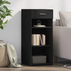 Schwarzer Schrank aus Holzwerkstoff 40x42,5x93 cm von , Sideboards - Ref: Foro24-846314, Preis: 64,32 €, Rabatt: %
