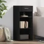 Engineered wood black sideboard 40x42.5x93 cm by , Sideboards - Ref: Foro24-846314, Price: 64,32 €, Discount: %