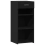 Engineered wood black sideboard 40x42.5x93 cm by , Sideboards - Ref: Foro24-846314, Price: 64,32 €, Discount: %