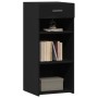 Engineered wood black sideboard 40x42.5x93 cm by , Sideboards - Ref: Foro24-846314, Price: 65,21 €, Discount: %
